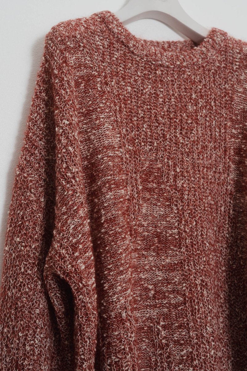 jaguard sheer knit/red - KNUTH MARF