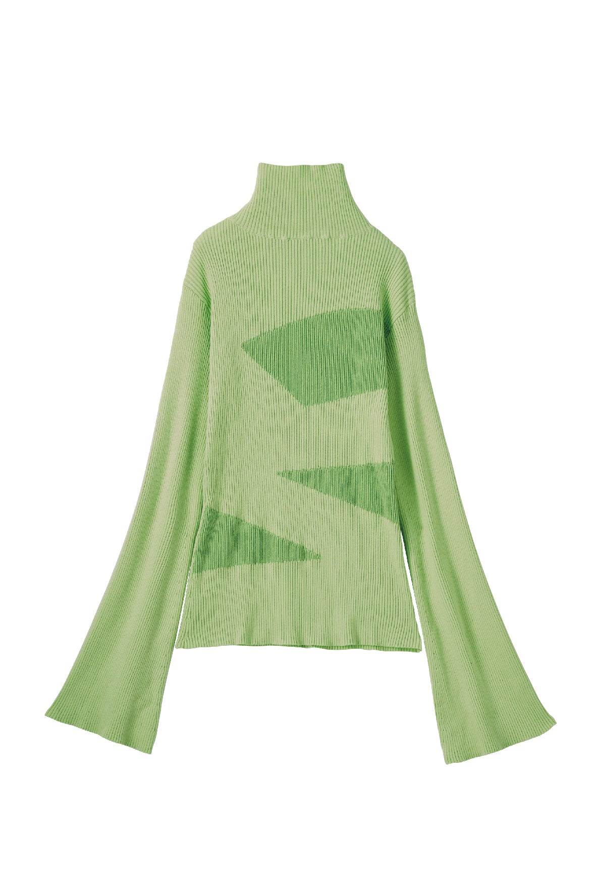wide sleeve high neck knit/4color