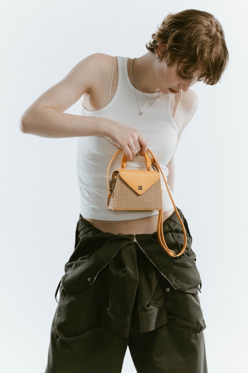 K motif mini basket /2color - KNUTH MARF