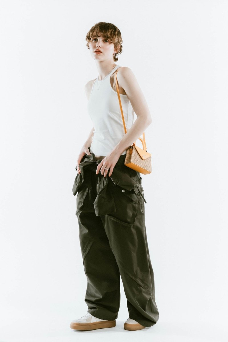 K motif mini basket /2color - KNUTH MARF