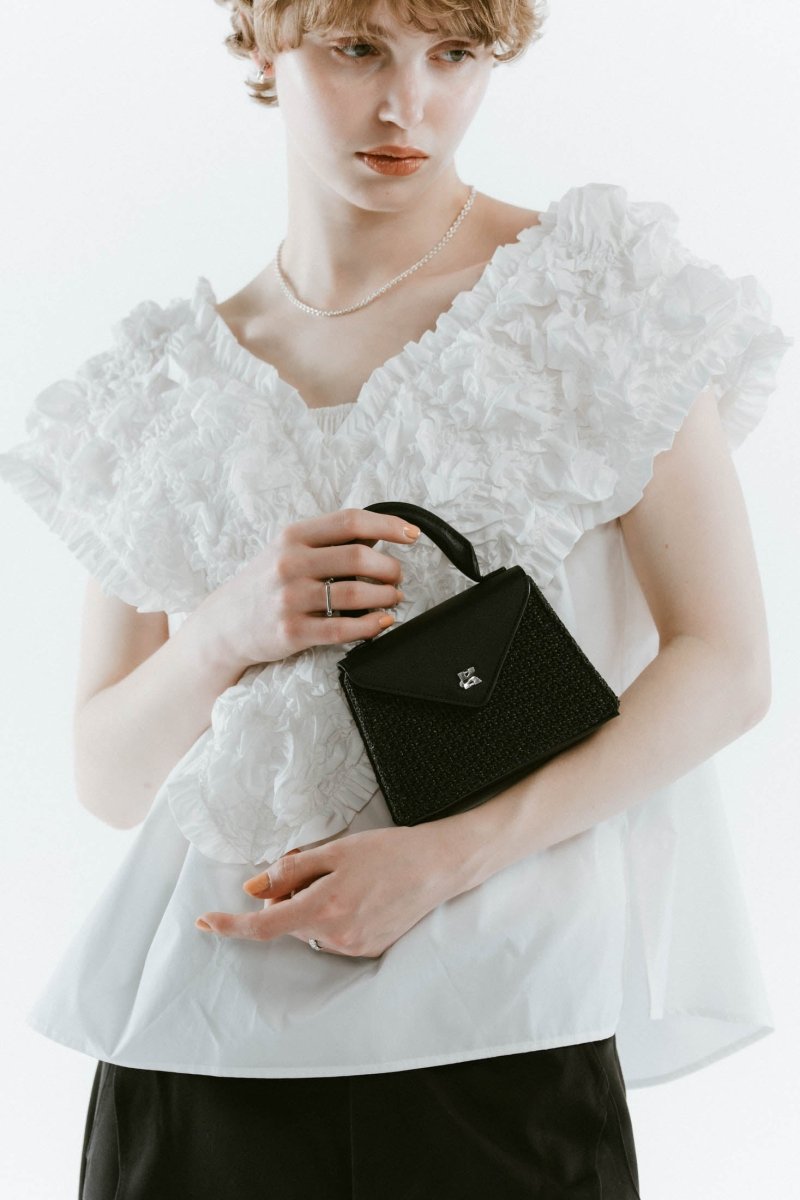 K motif mini basket /2color - KNUTH MARF