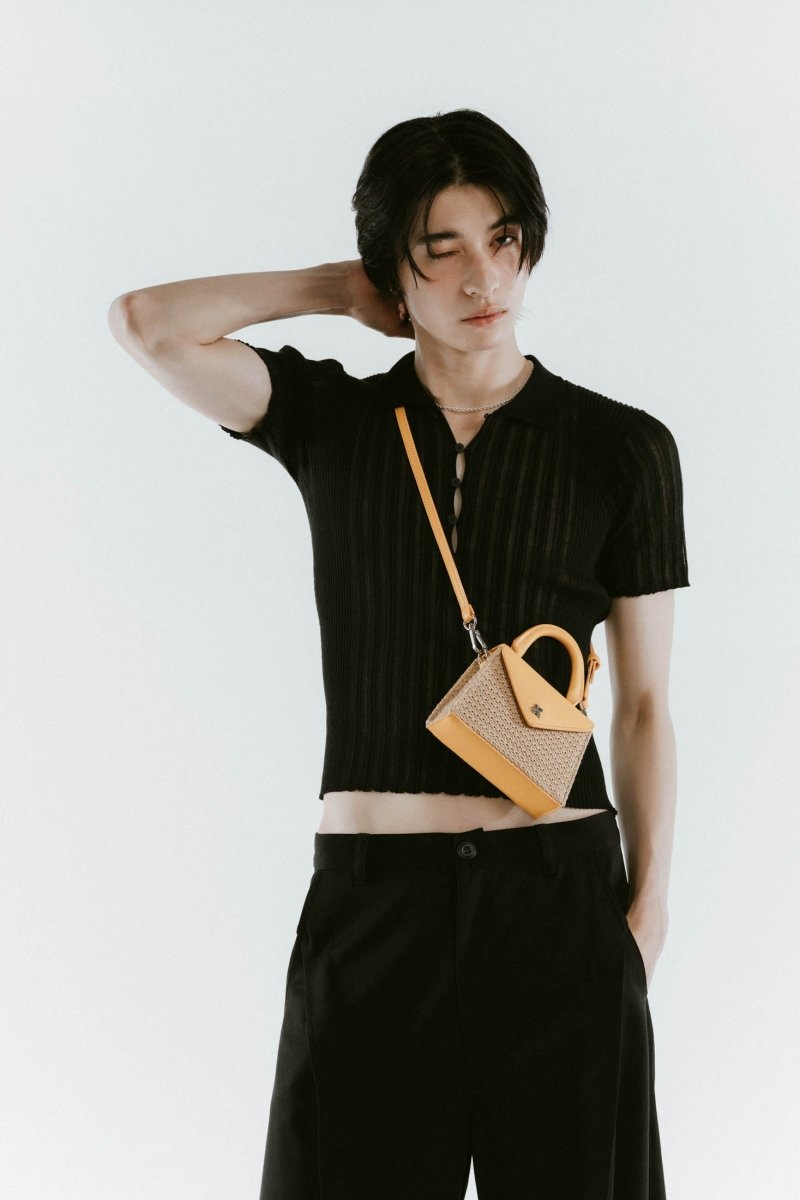 K motif mini basket /2color - KNUTH MARF