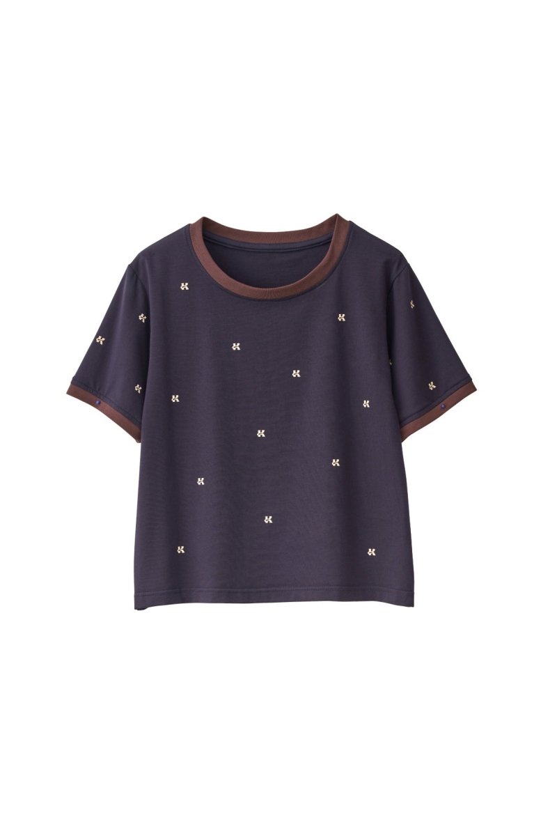 K motif mini T shirt/2color - KNUTH MARF