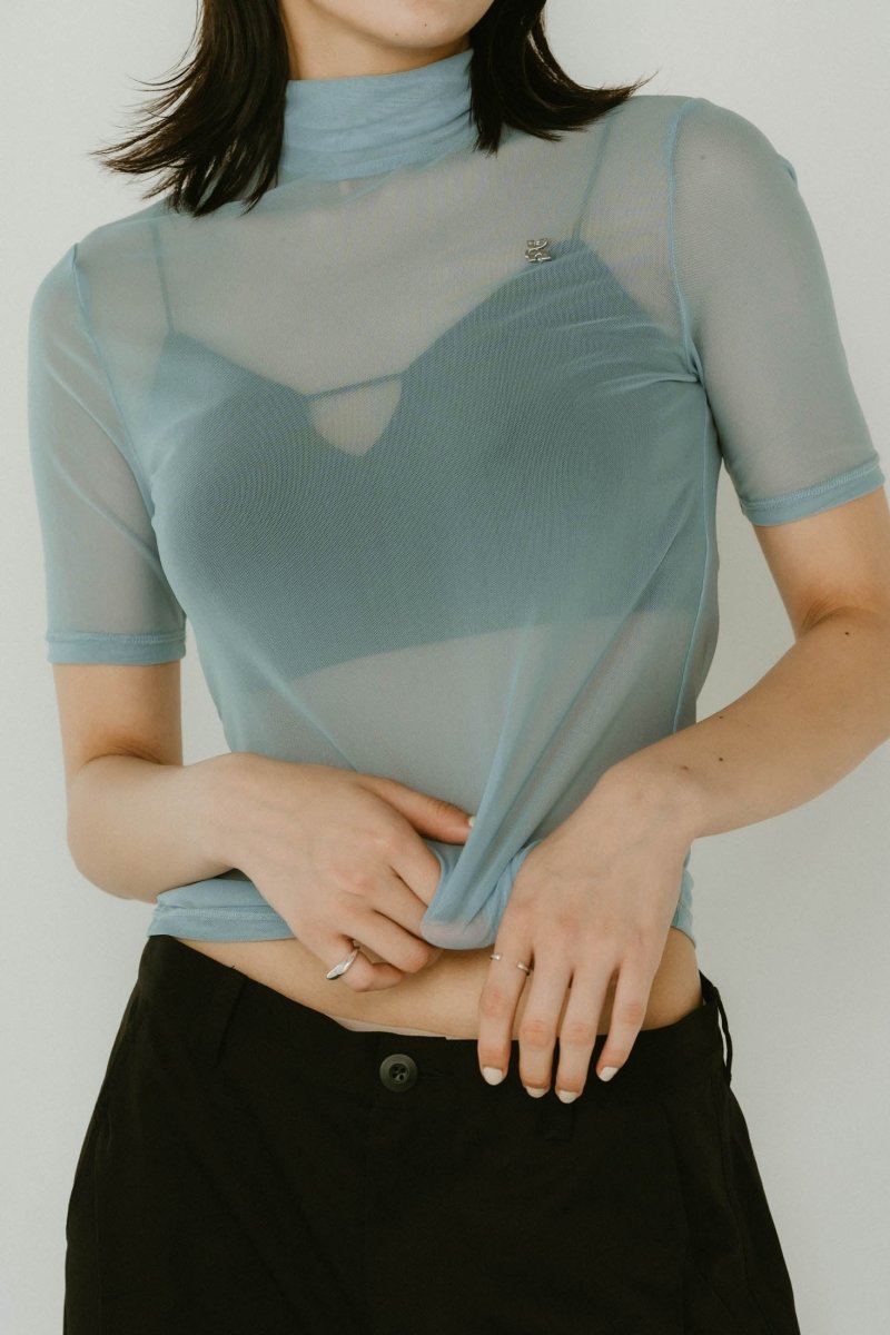 K motif sheer tops/3color - KNUTH MARF