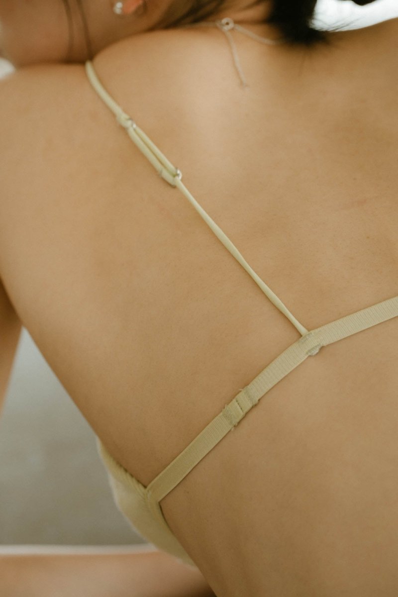 knit triangle bra/3color - KNUTH MARF