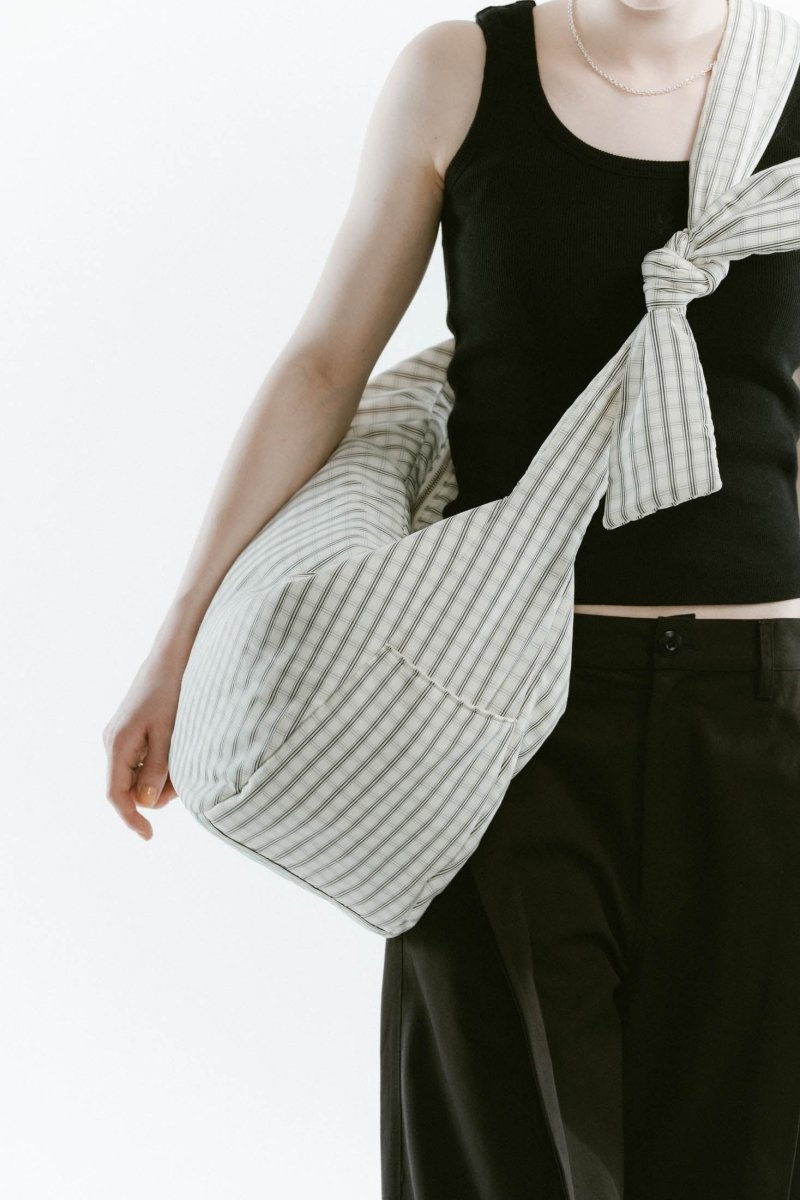 label checkered shirts bag/2color - KNUTH MARF
