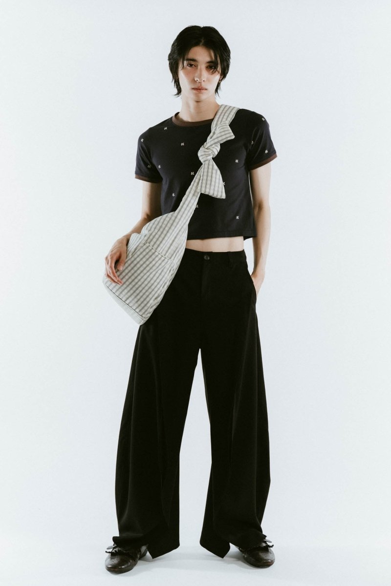 label checkered shirts bag/2color - KNUTH MARF
