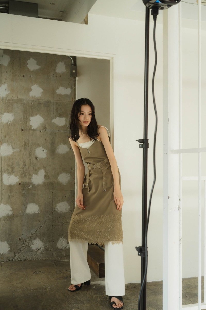 lace docking one piece/2color - KNUTH MARF