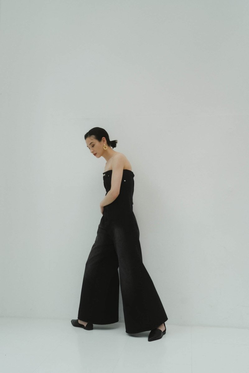 lace up all in one/denimblack - KNUTH MARF