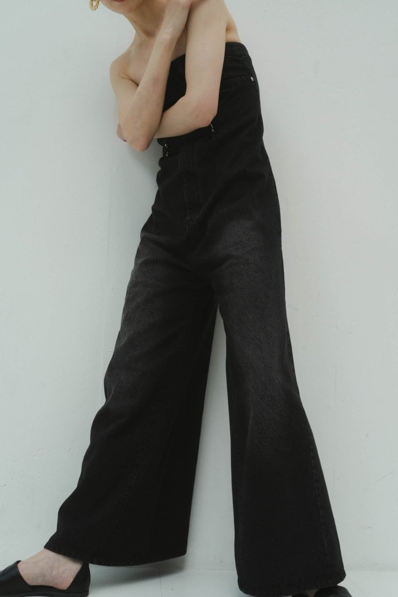 lace up all in one/denimblack - KNUTH MARF
