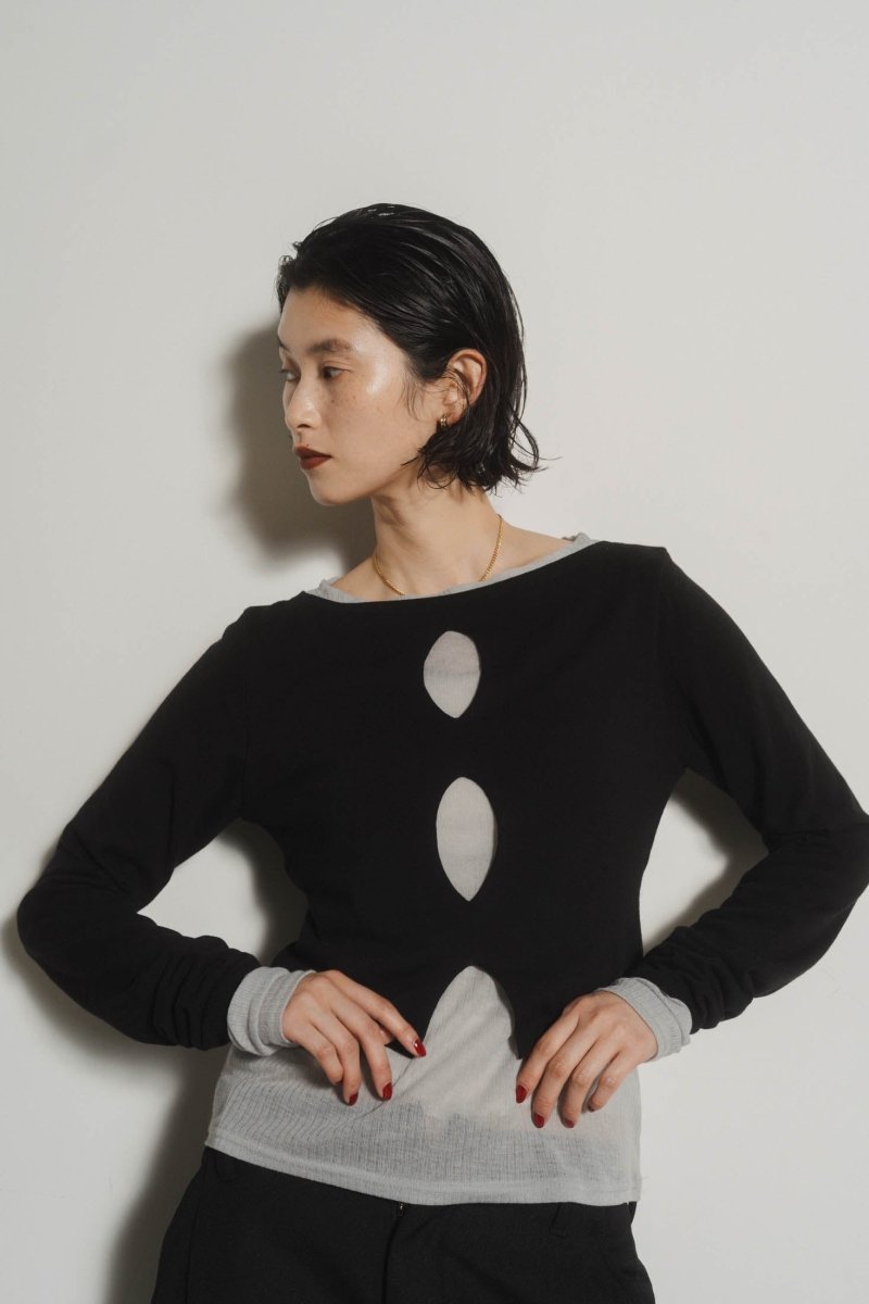 layered color tops/3color - KNUTH MARF