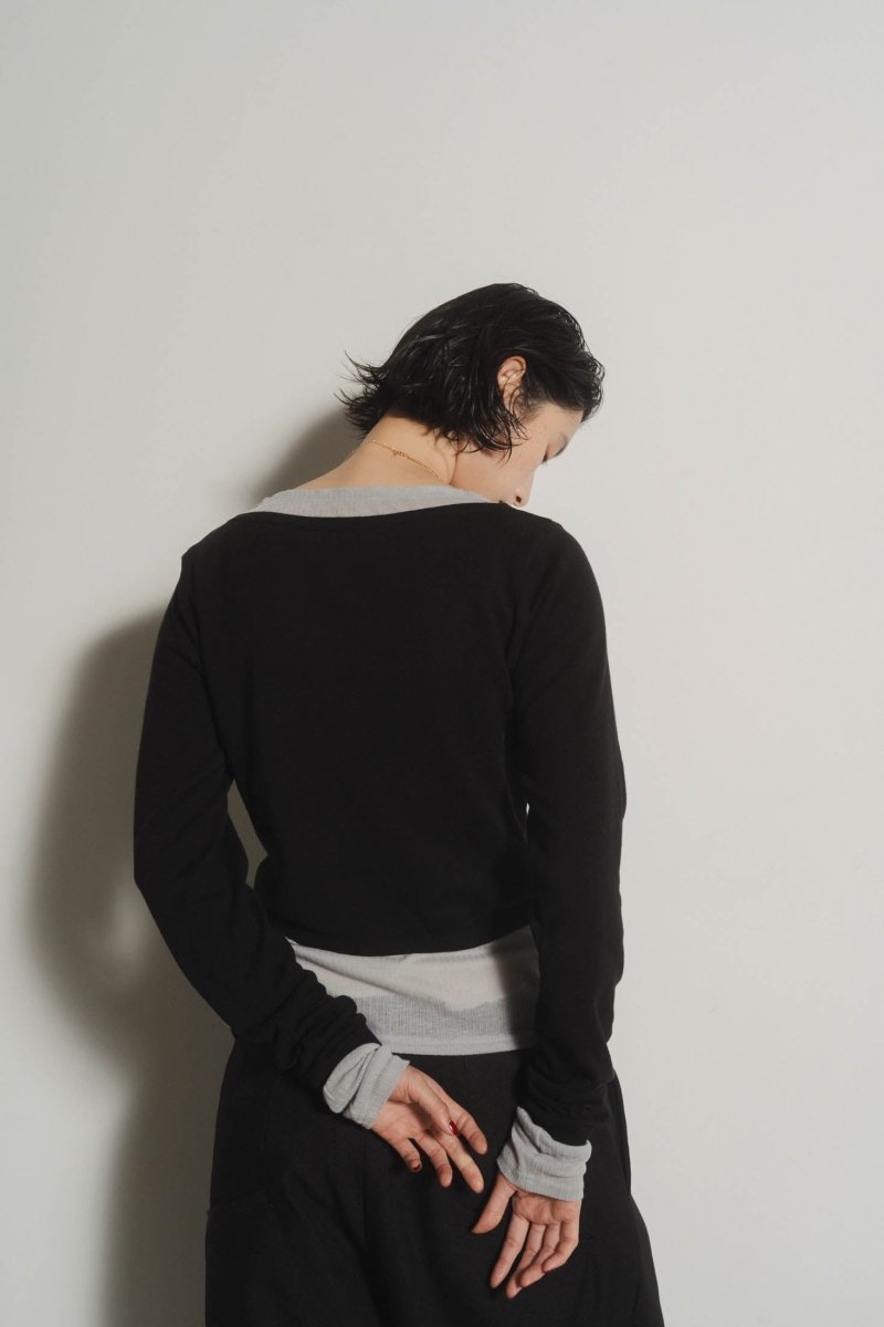 layered color tops/3color - KNUTH MARF