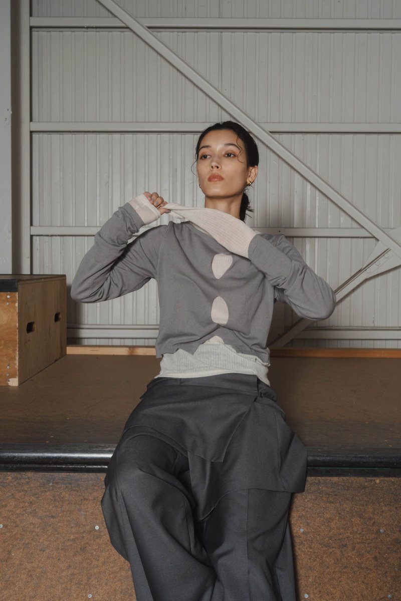 layered color tops/3color - KNUTH MARF