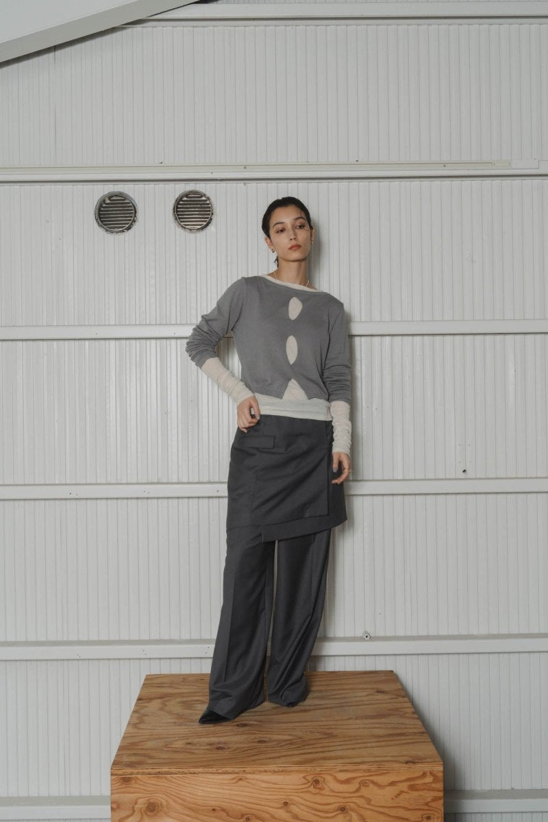 layered color tops/3color - KNUTH MARF