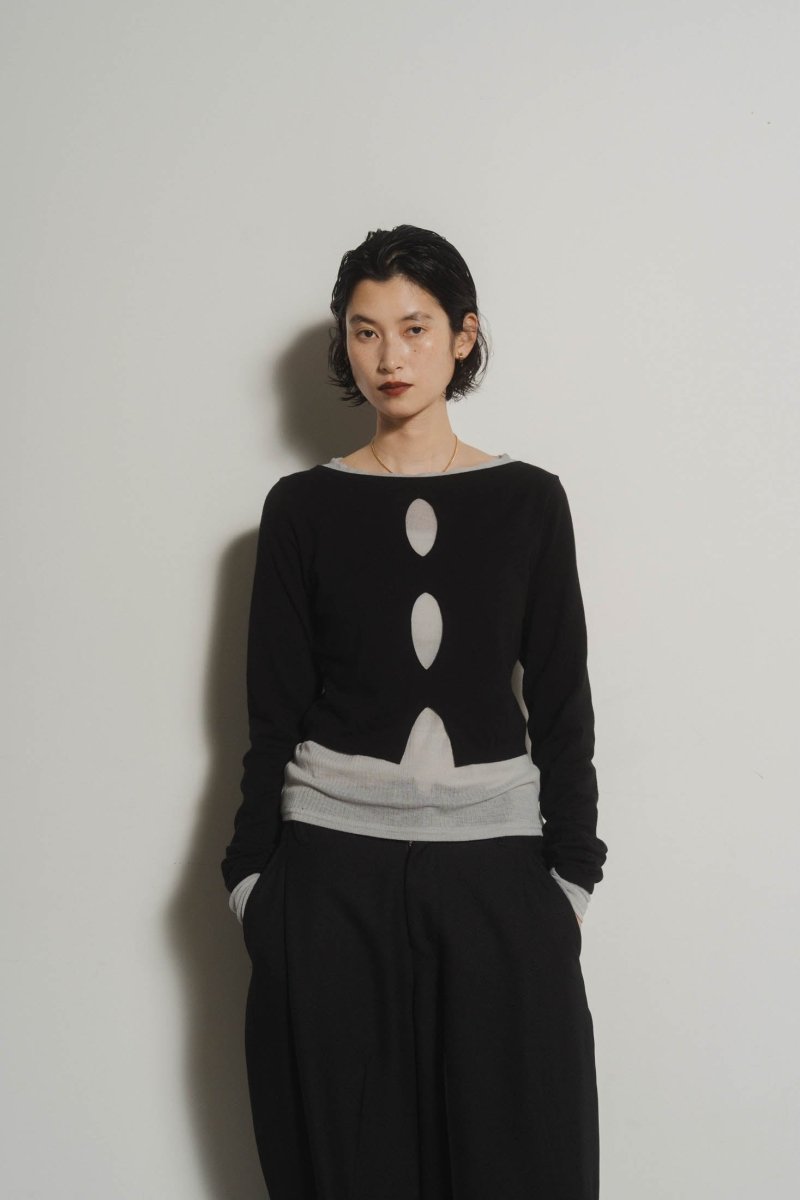 layered color tops/3color - KNUTH MARF