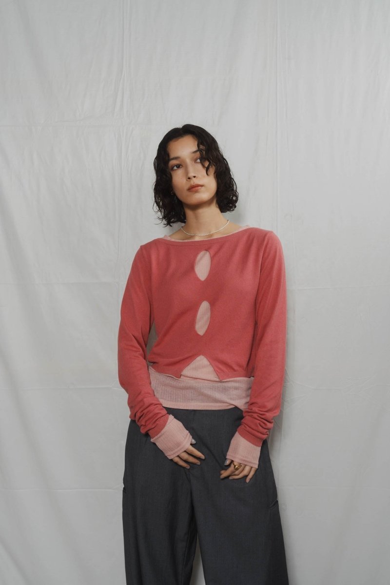 layered color tops/3color - KNUTH MARF