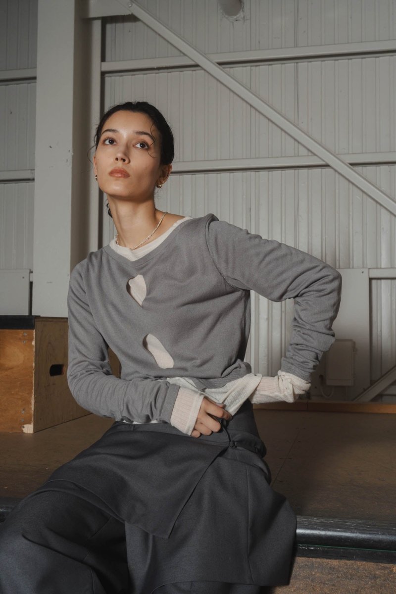 layered color tops/3color - KNUTH MARF
