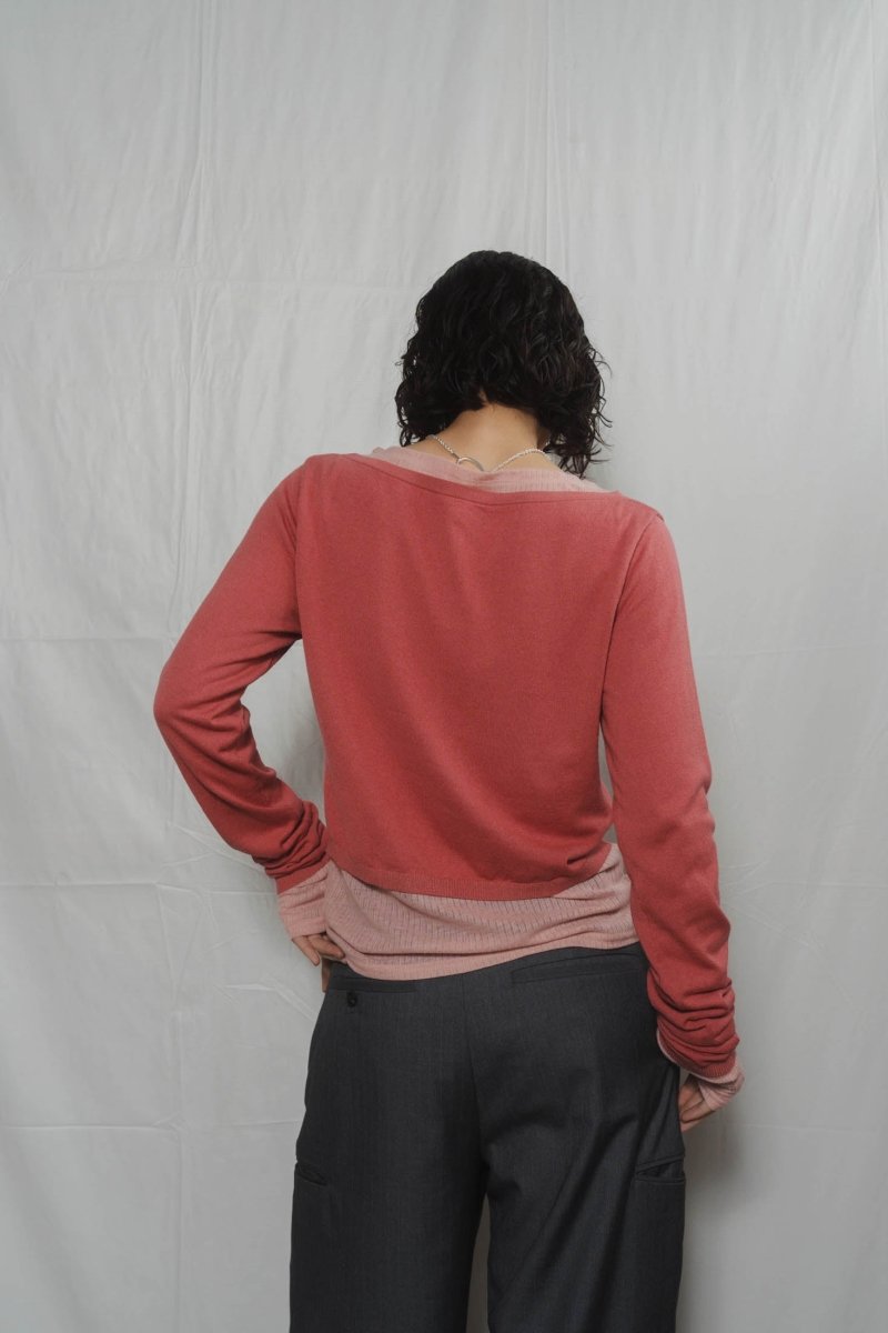 layered color tops/3color - KNUTH MARF
