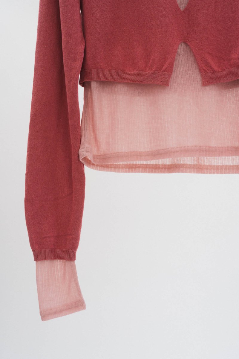 layered color tops/3color - KNUTH MARF