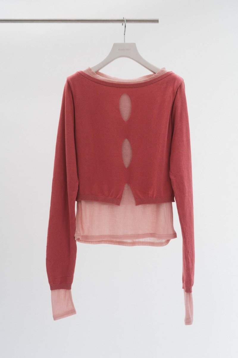 layered color tops/3color - KNUTH MARF