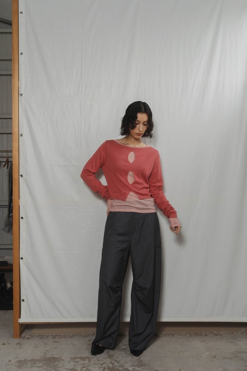 layered color tops/3color - KNUTH MARF