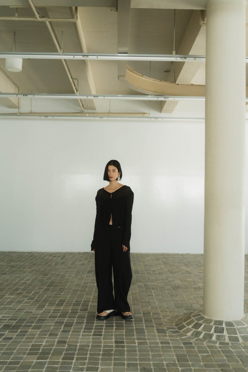 layered sheer tops/2color - KNUTH MARF