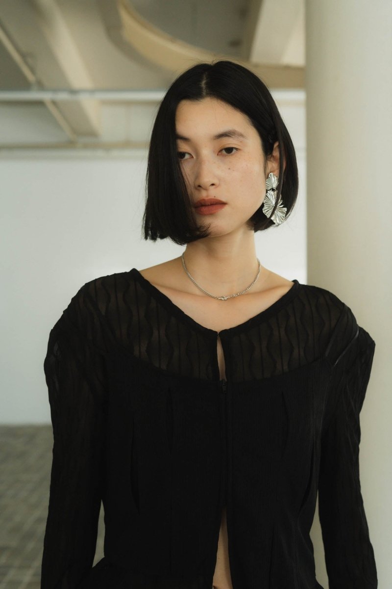 layered sheer tops/2color - KNUTH MARF