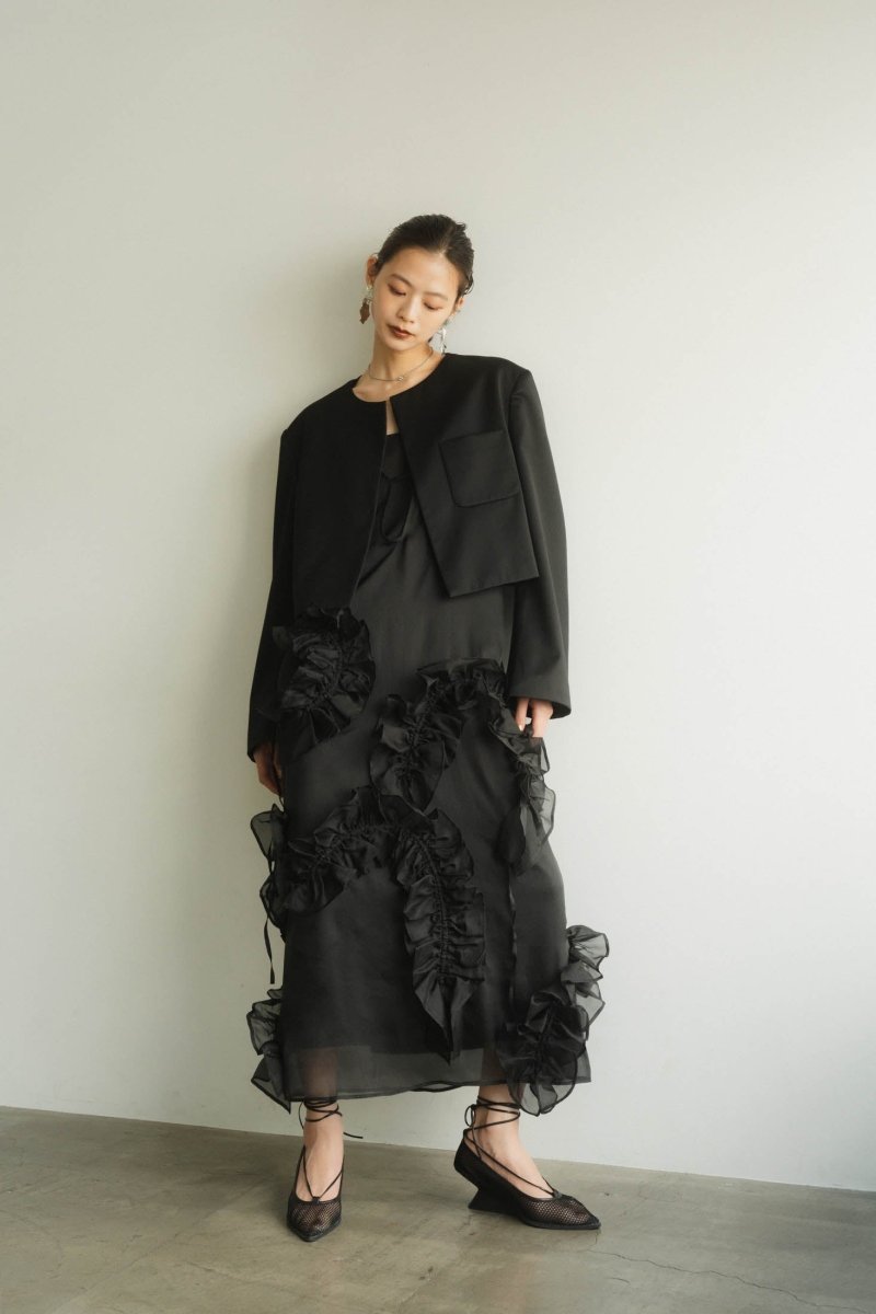 layered tulle one piece/3color - KNUTH MARF