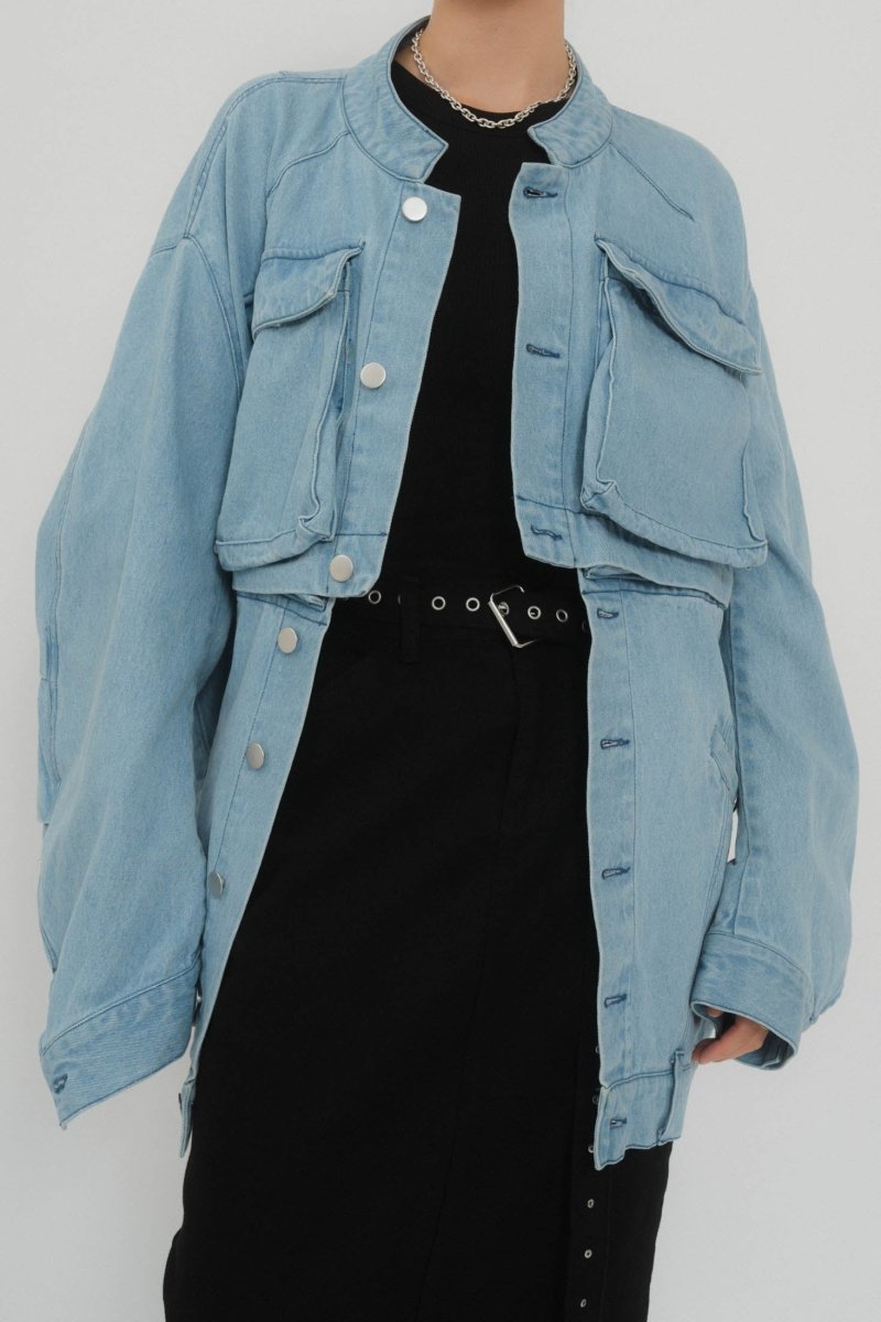 many way denim jacket(unisex)/2color - KNUTH MARF