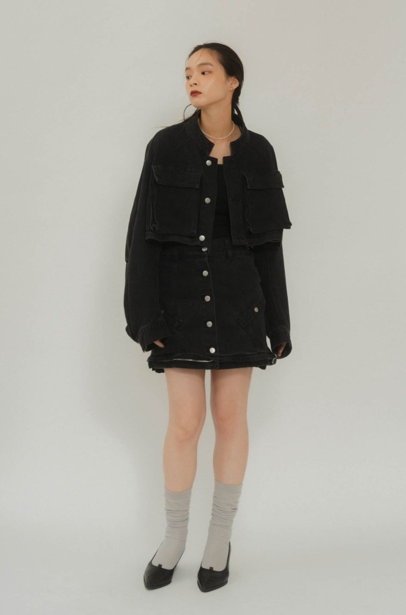 many way denim jacket(unisex)/2color - KNUTH MARF