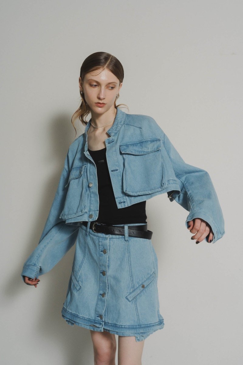 many way denim jacket(unisex)/2color - KNUTH MARF