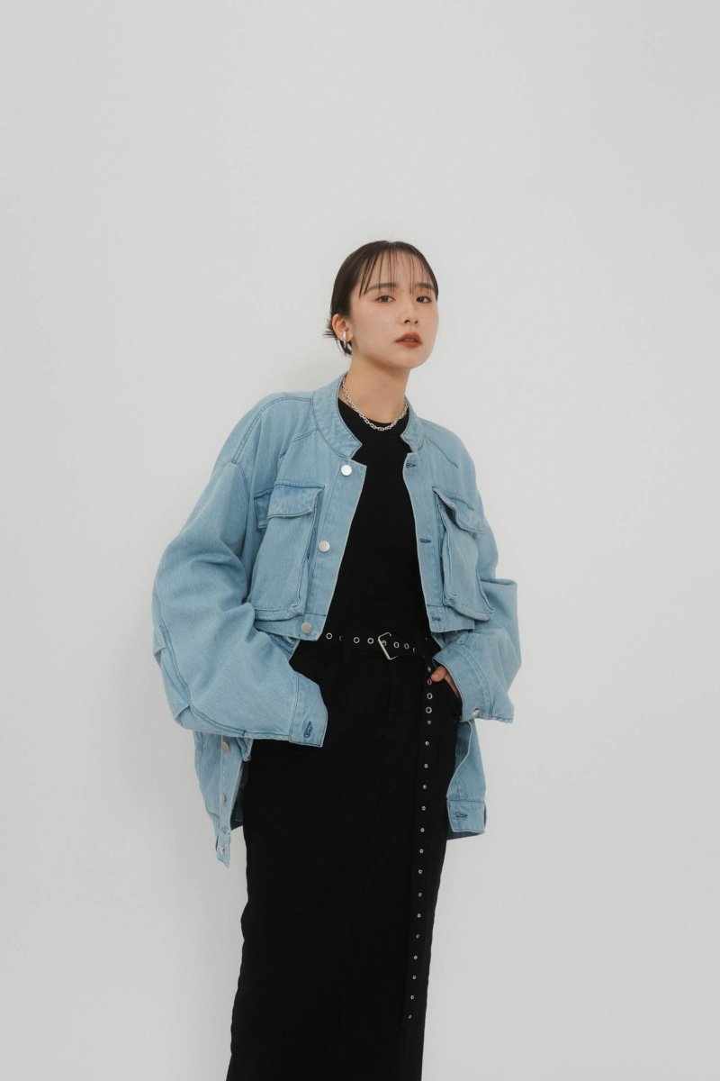 many way denim jacket(unisex)/2color - KNUTH MARF