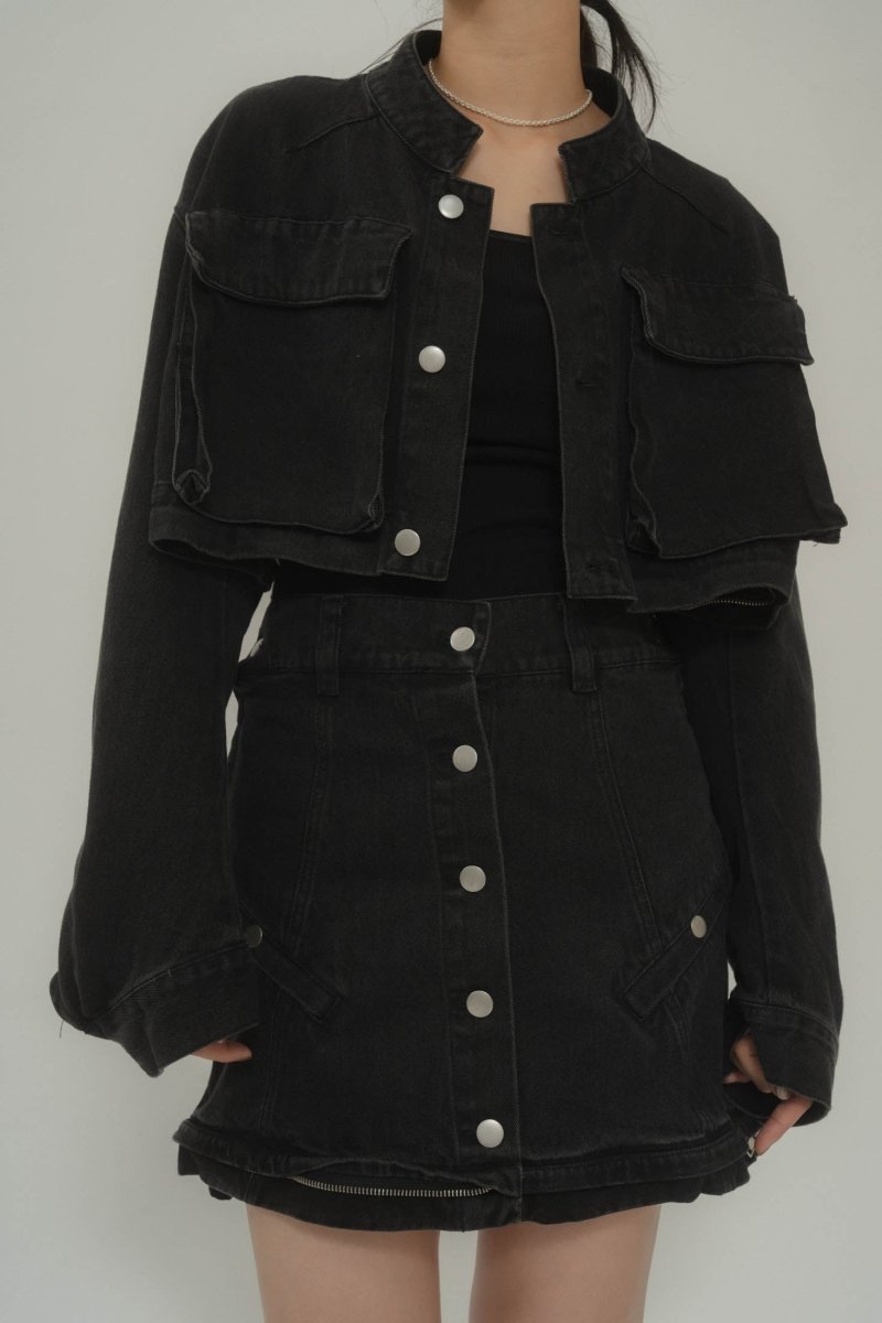 many way denim jacket(unisex)/2color - KNUTH MARF