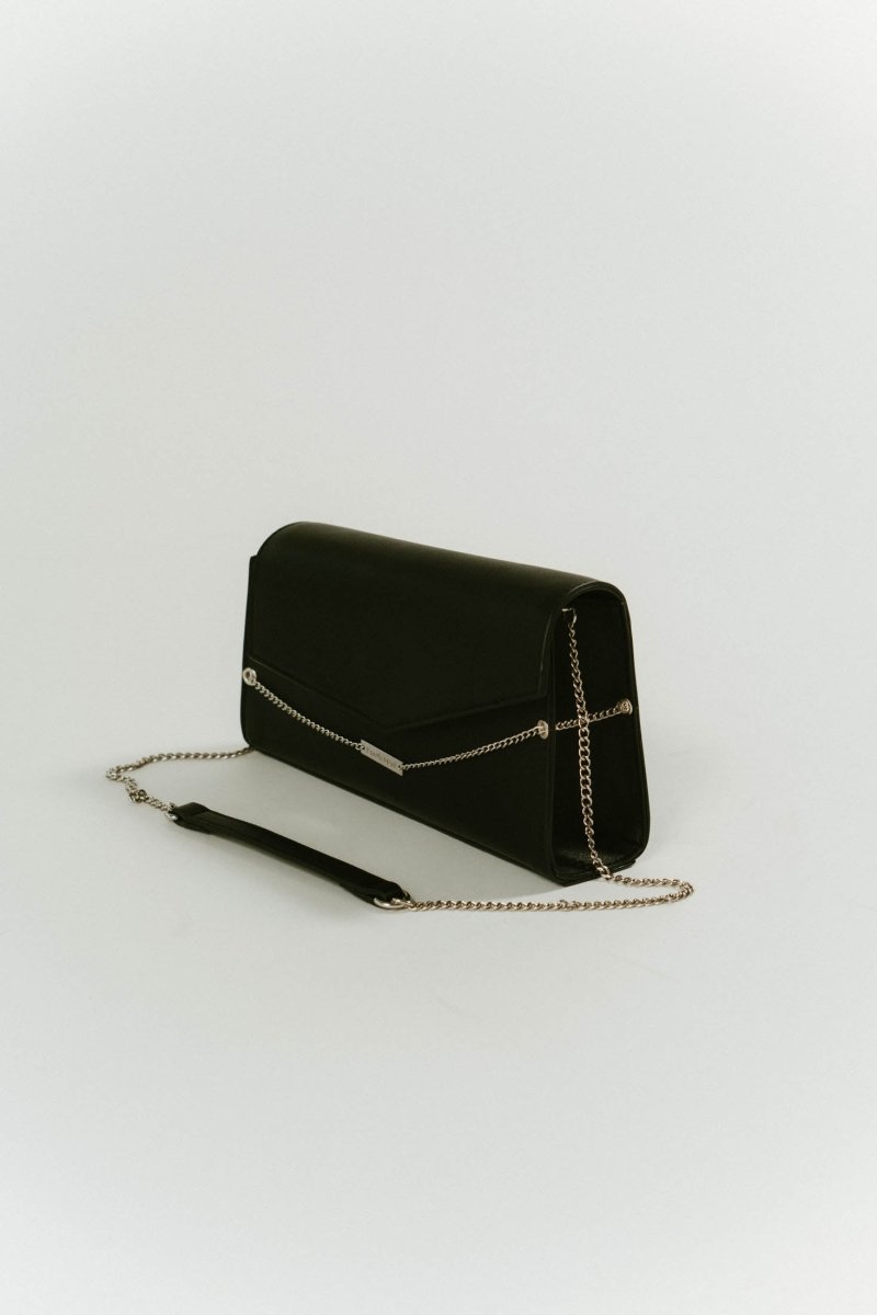 metal chain deformed bag/black - KNUTH MARF