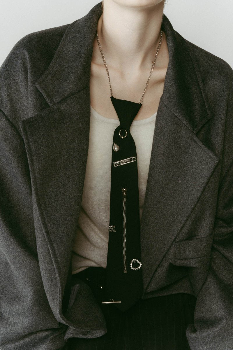 metal detail tie/2color - KNUTH MARF
