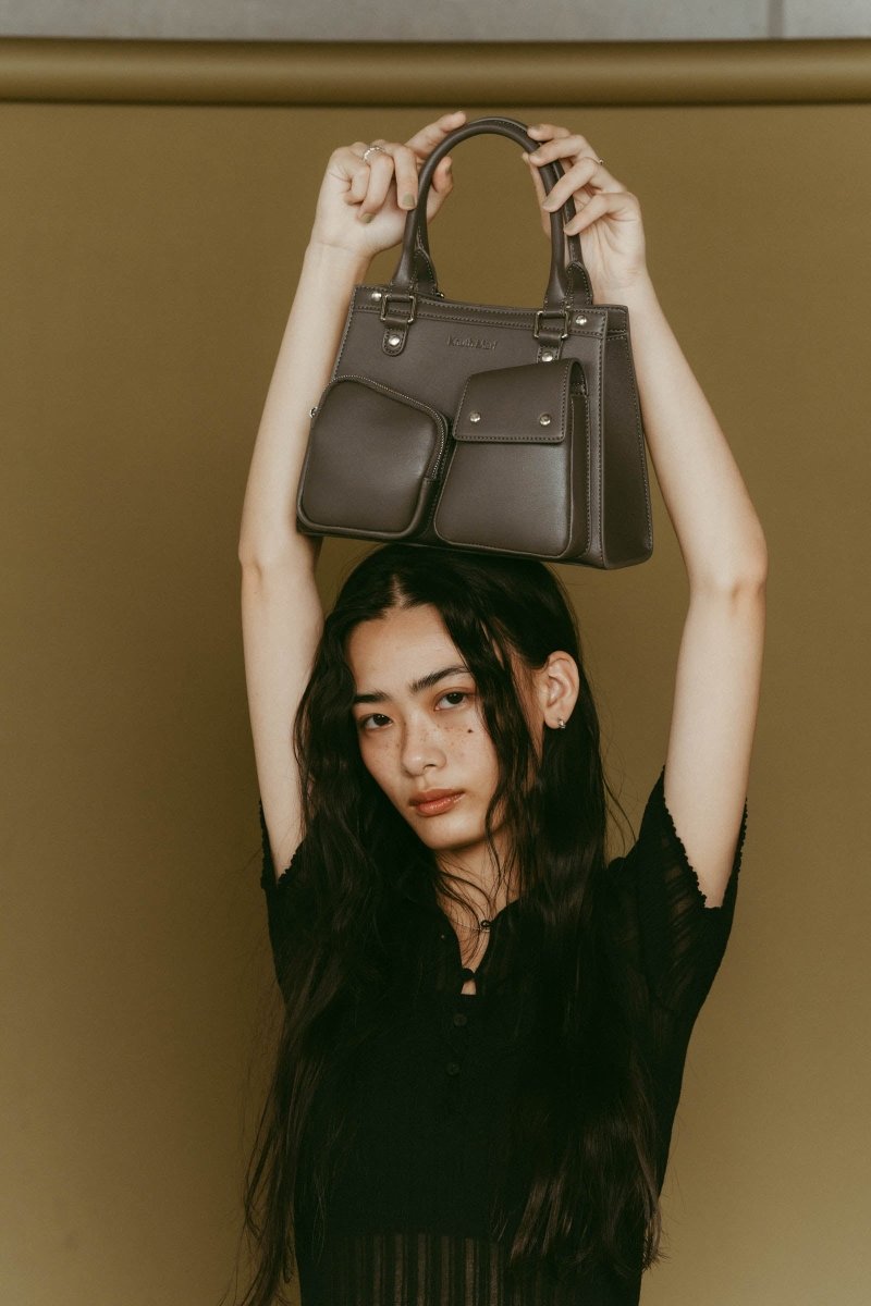 multi pocket hand bag/2color - KNUTH MARF