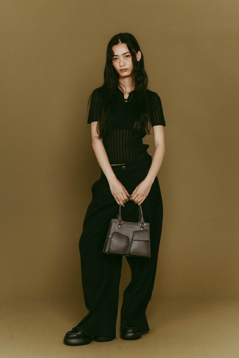 multi pocket hand bag/2color - KNUTH MARF