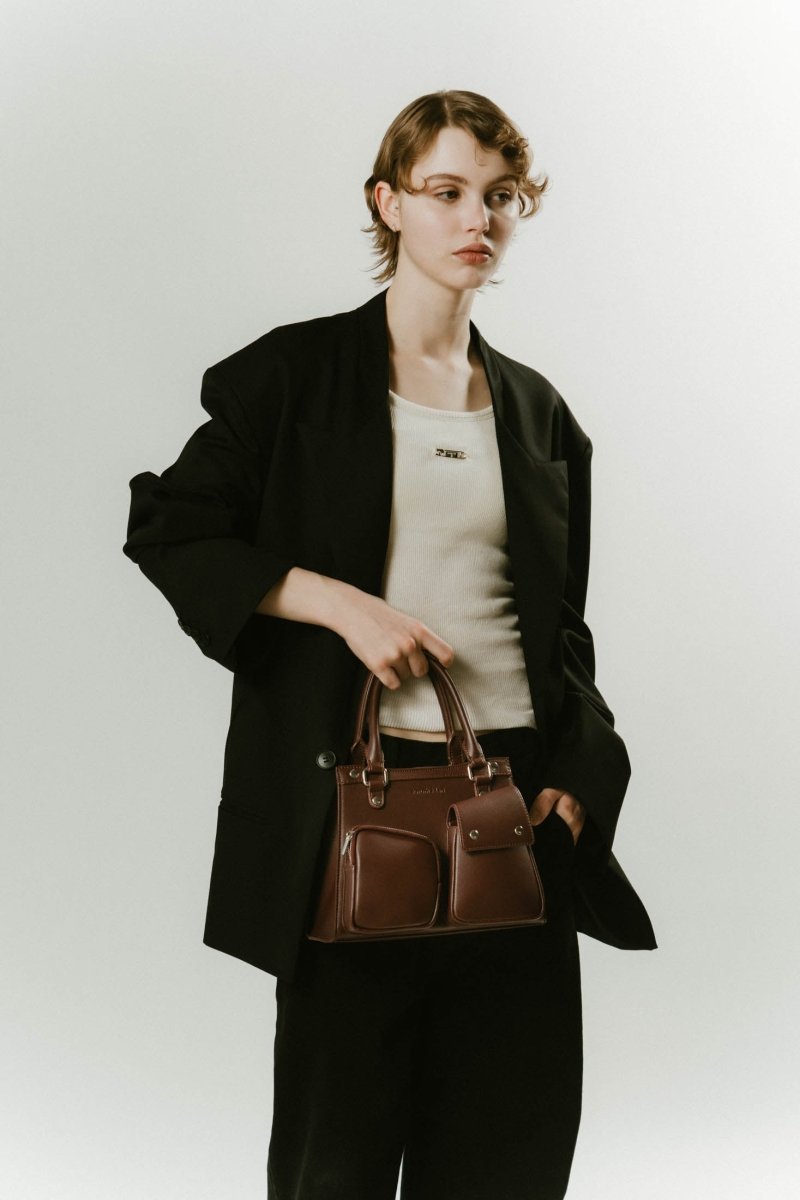 multi pocket hand bag/2color - KNUTH MARF