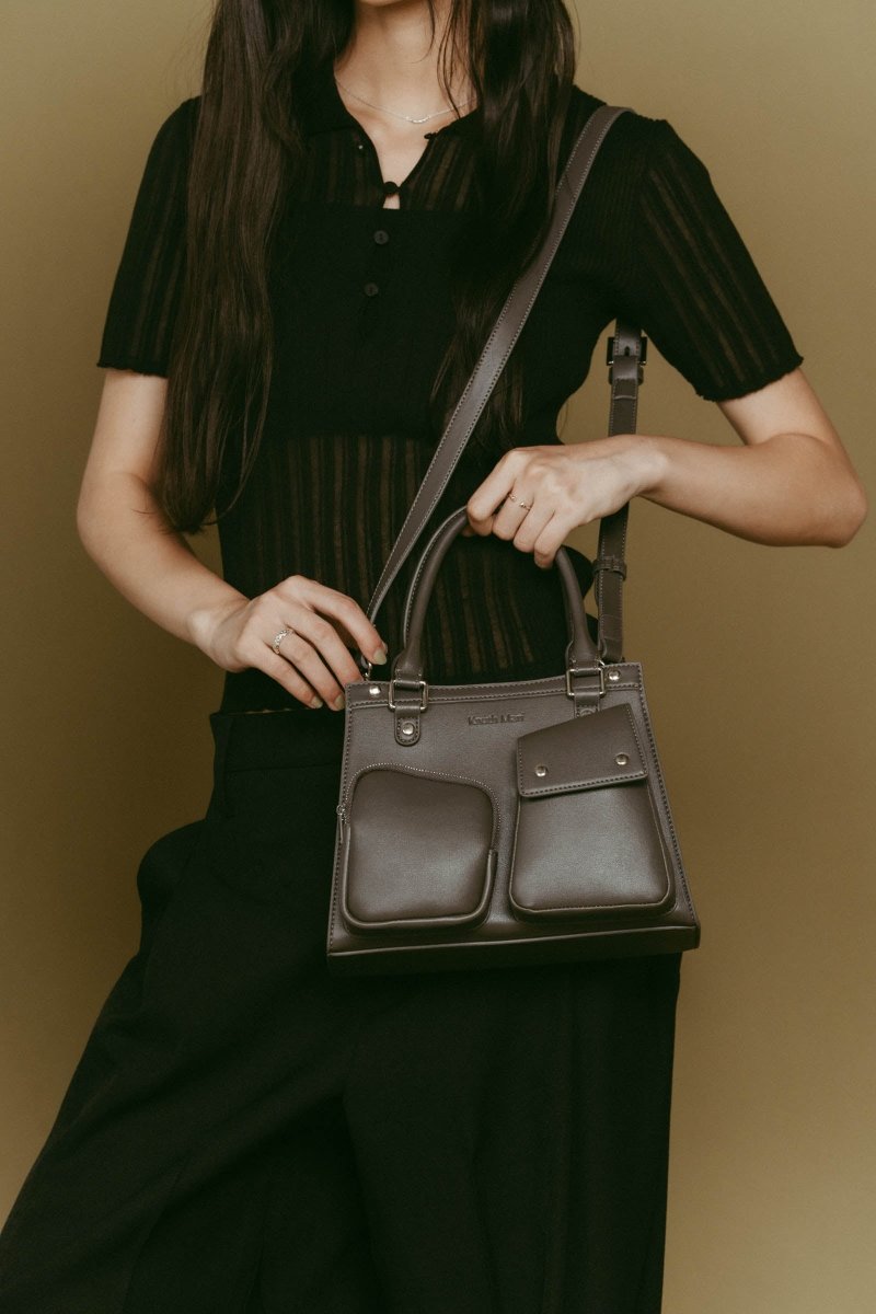 multi pocket hand bag/2color - KNUTH MARF