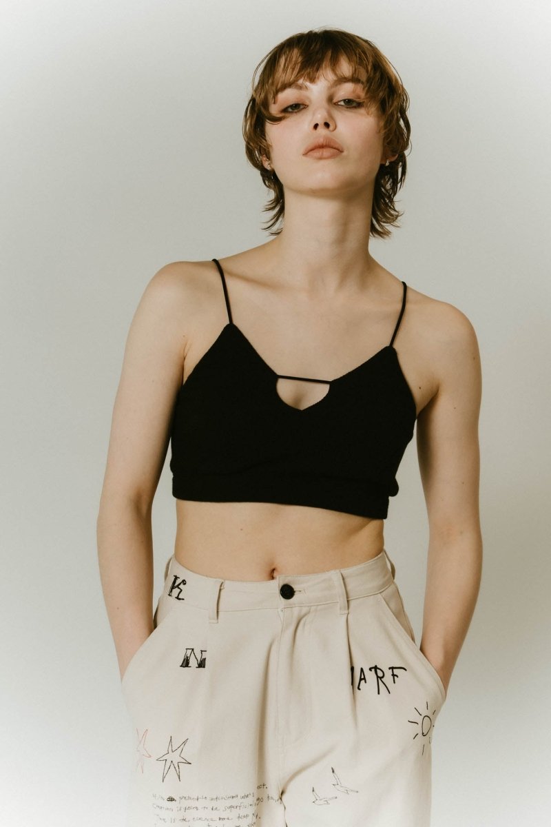 - On sale April 25th 21:00 - front design bra top/2color - KNUTH MARF