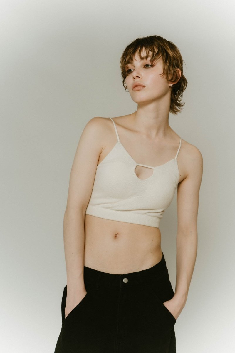 - On sale April 25th 21:00 - front design bra top/2color - KNUTH MARF