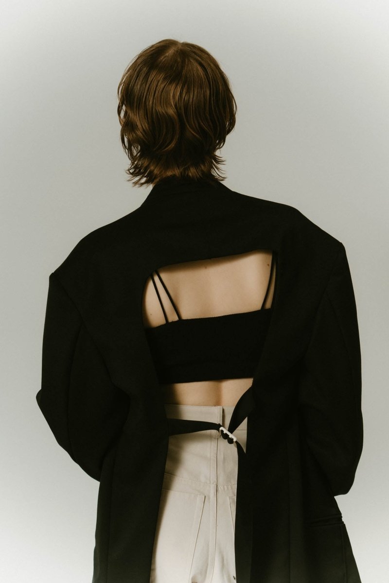 - On sale April 25th 21:00 - front design bra top/2color - KNUTH MARF