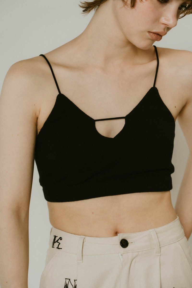 - On sale April 25th 21:00 - front design bra top/2color - KNUTH MARF