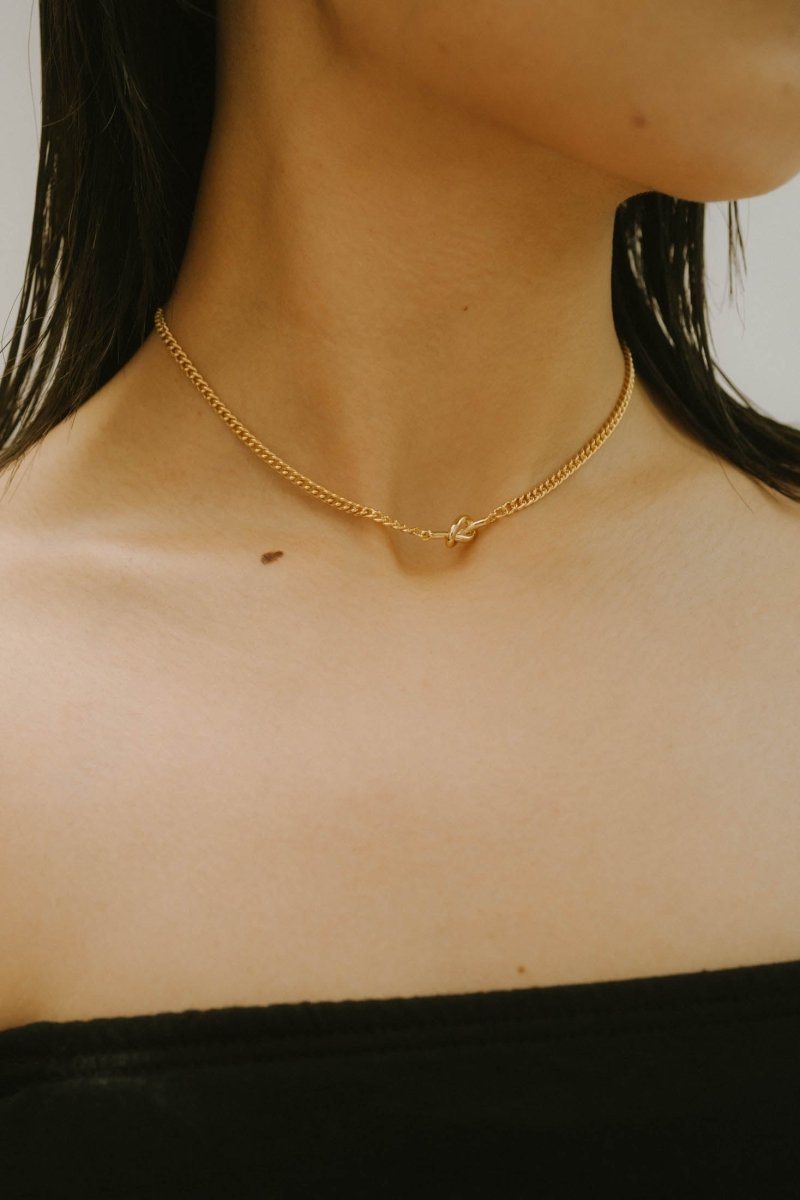 one point necklace/2color - KNUTH MARF