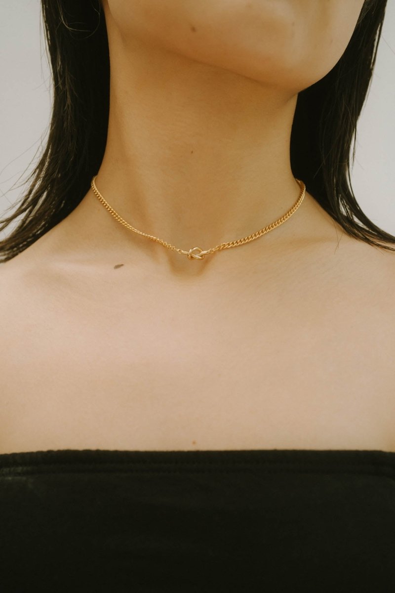 one point necklace/2color - KNUTH MARF