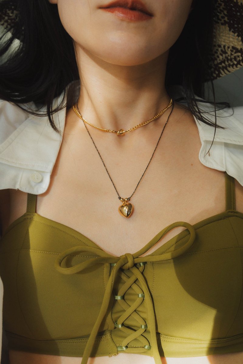 one point necklace/2color - KNUTH MARF