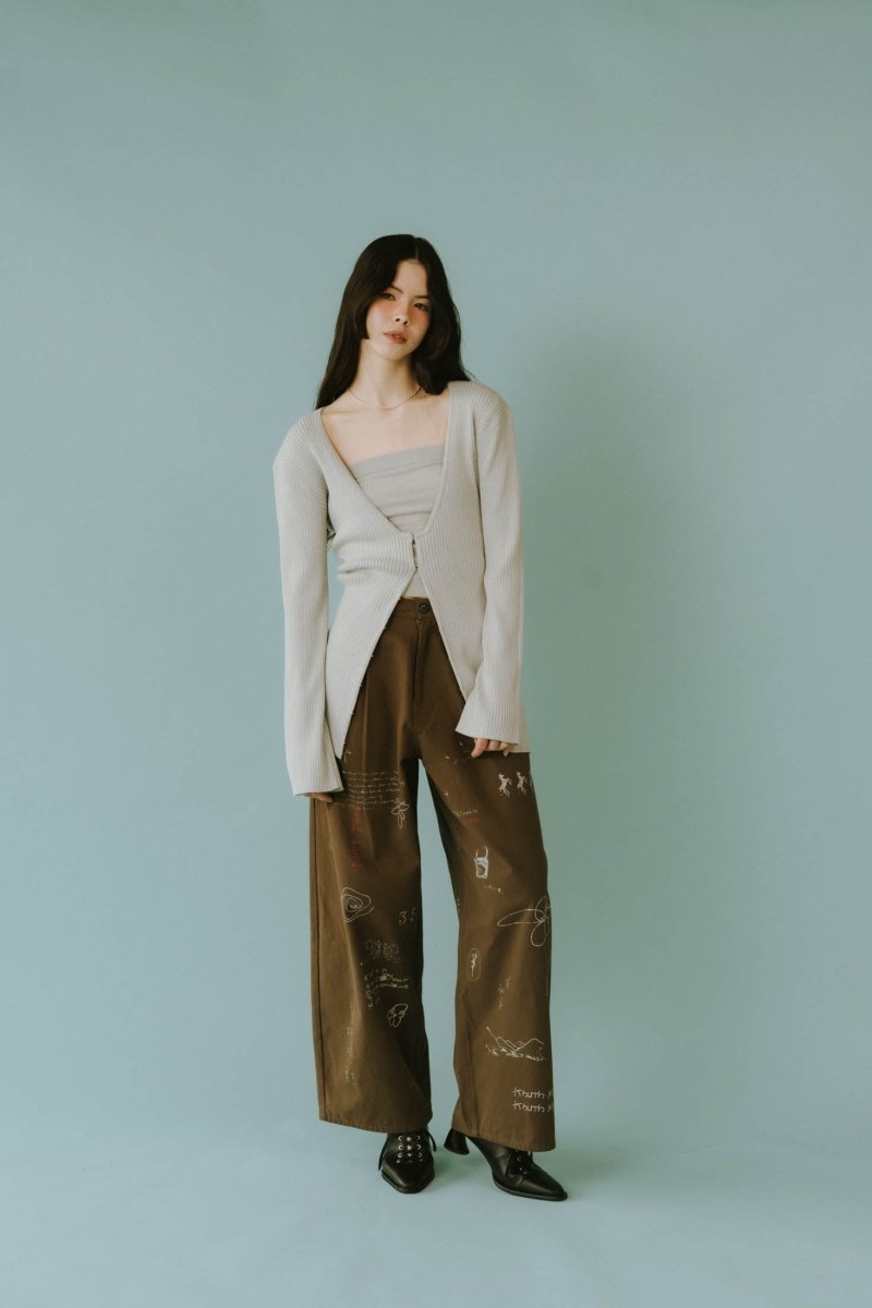 - Order sales - high waist tattoo pants(KotokaIzumi collab)/3color【4/10~Shipping】 - KNUTH MARF