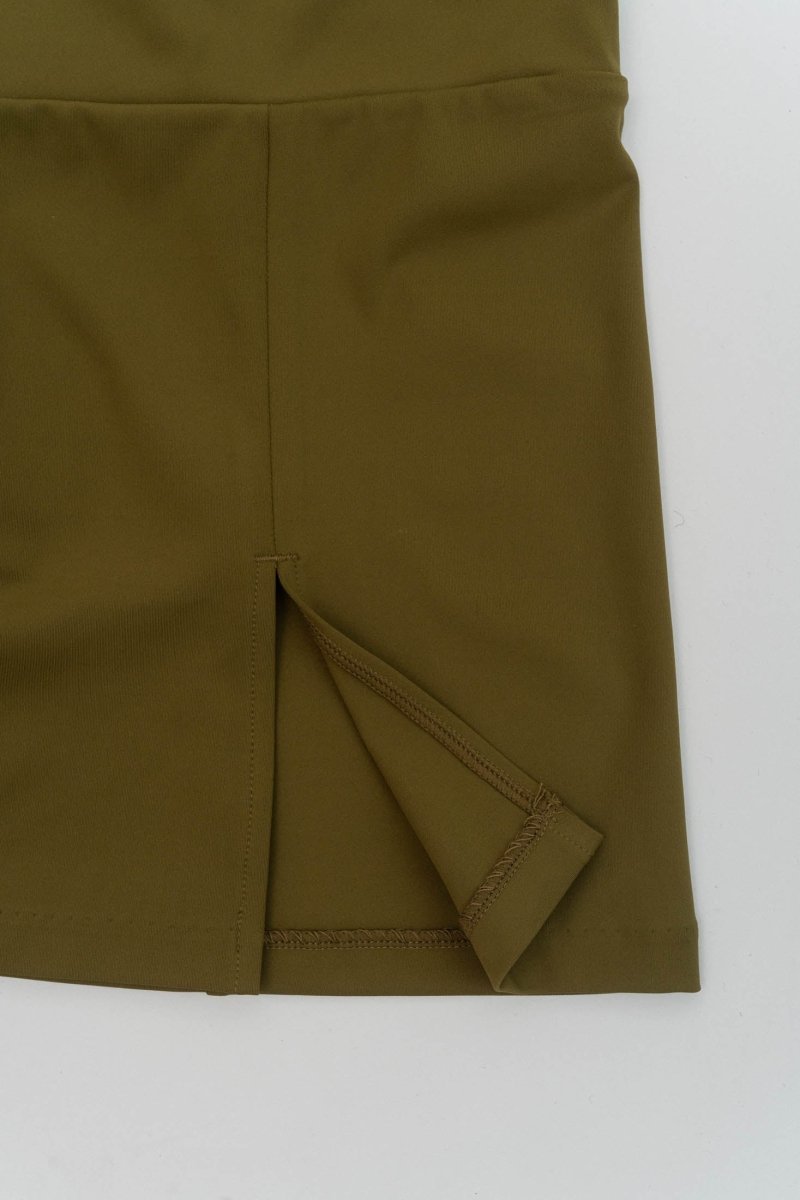 -Order sales- slit skirt swim wear/gray (Shipping 6/27〜) - KNUTH MARF
