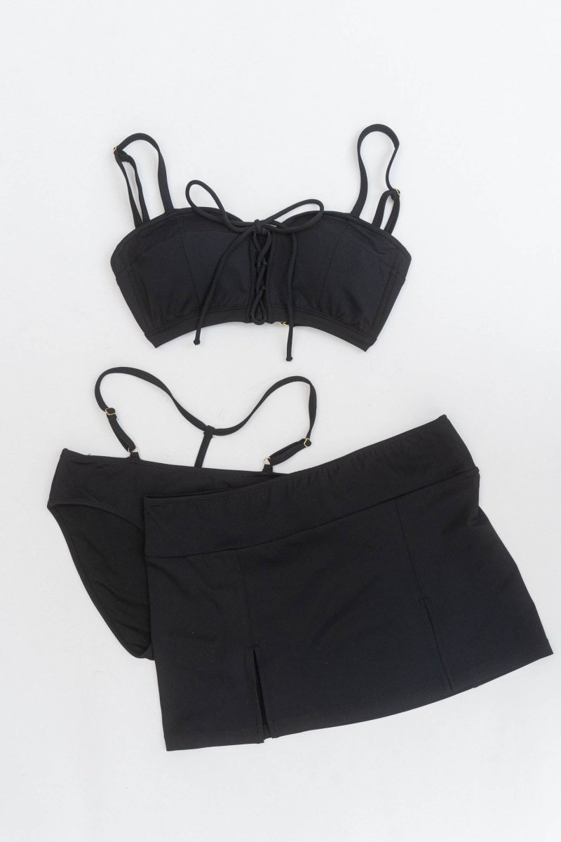-Order sales- slit skirt swim wear/gray (Shipping 6/27〜) - KNUTH MARF