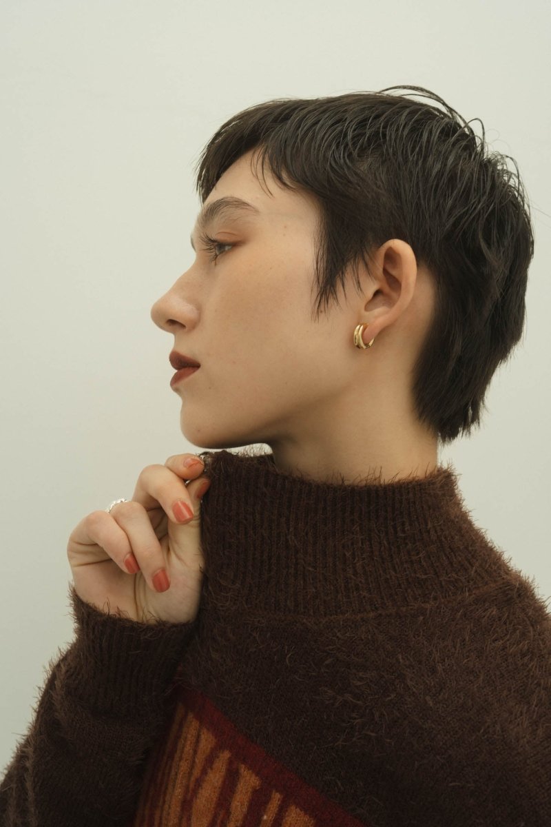 - Order sales Until 10:00 on the 12/2 - full zip motif cardigan(unisex)/brown(Shipping 1/17~) - KNUTH MARF